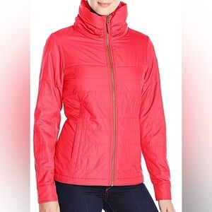 Columbia Women's Bright Pink Light Puffer full zip Jacket Sz-M. DD6